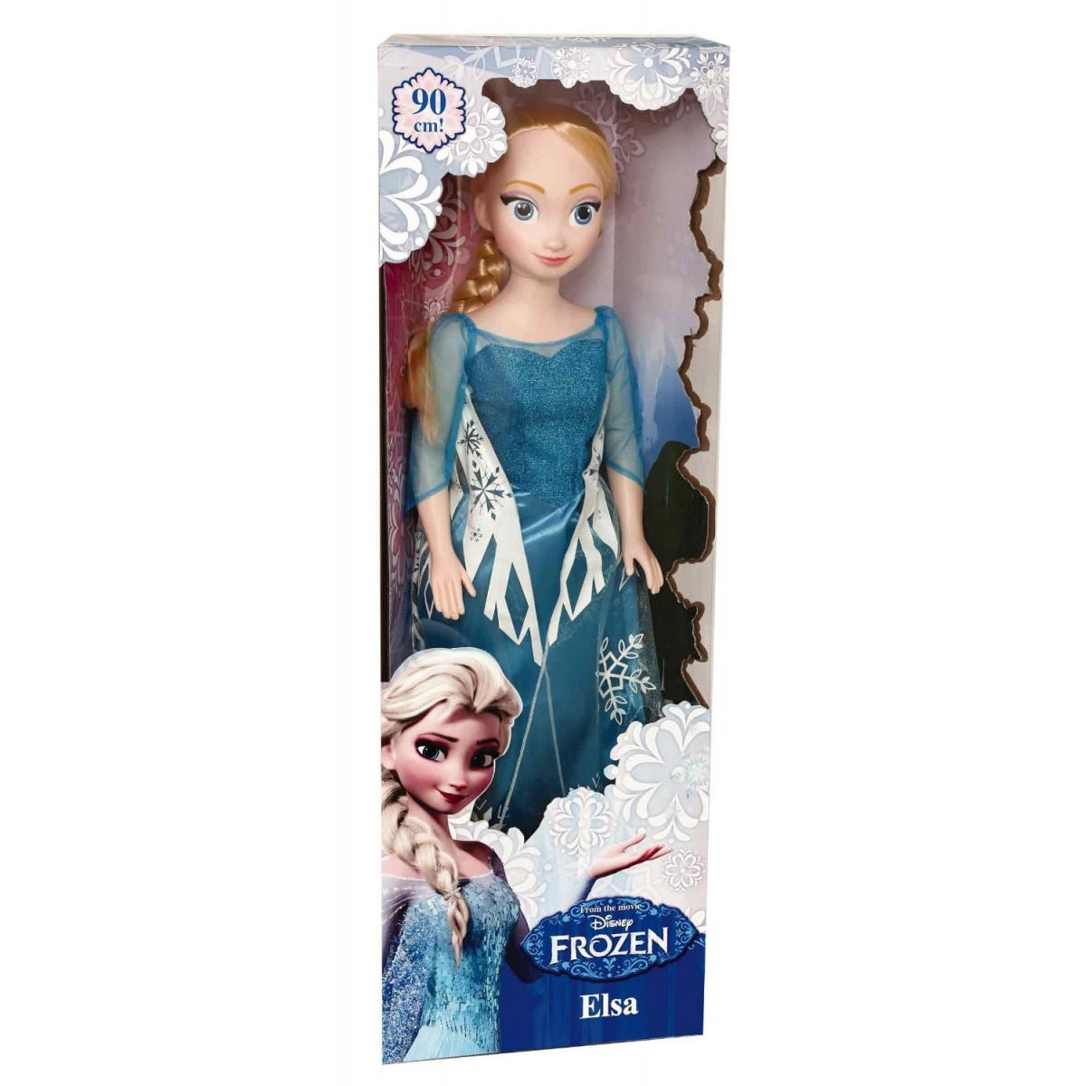 Bambola Frozen Elsa gigante 90 cm di Giocheria HDG70200