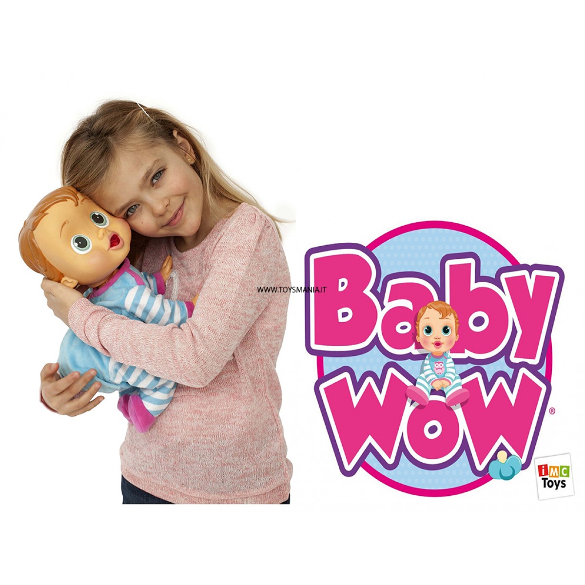 Bambola Baby Wow - 12 FUNZIONI E INTERAGISCE CON 10 COMANDI VOCALI 