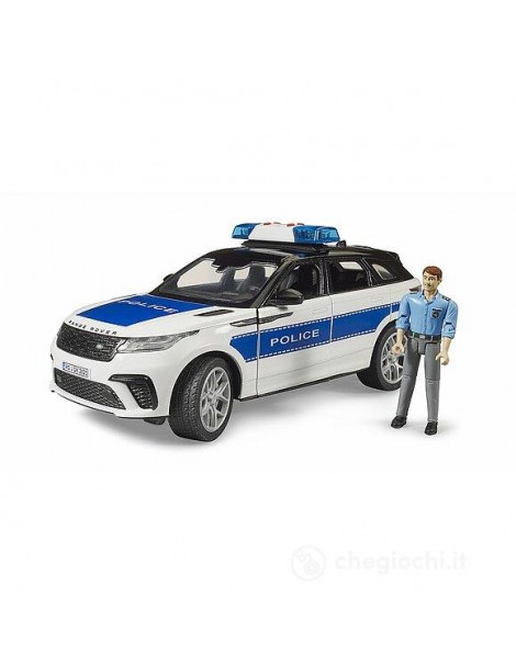 Bruder 02890 - Range Rover Velar  Auto della polizia con poliziotto e modulo luci e suoni- scala 1/16