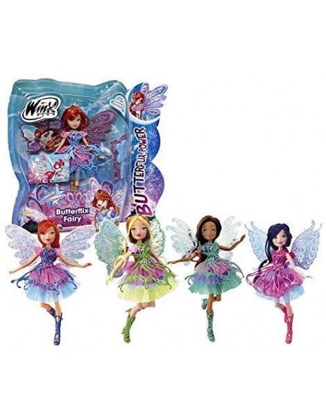 Winx Butterflix Fairy Musa - Stella - Tecna - Flora - Bloom - Aisha