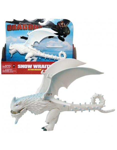 Dragons - Action Game Set - Dragon Snow Wraith Flapping Wings