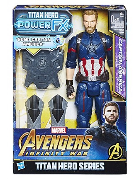 Marvel Avengers Infinity War - Captain America elettronico, 30 cm di Hasbro