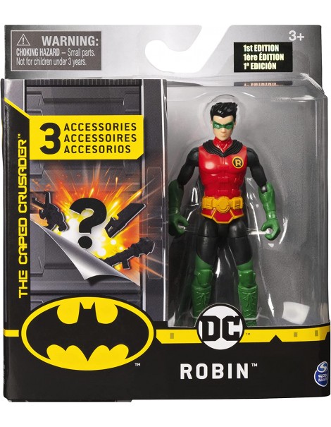 Batman, Personaggio Robin articolato 10 cm, Spin Master 6058530