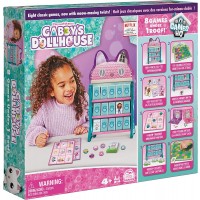 Gabby's Dollhouse, Game HQ, gioco d tavolo 8 giochi in 1, 6065857 Spin Master