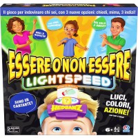 Editrice Giochi - Essere o Non Essere Lightspeed con luci e suoni, Hedbanz Light Speed Gioco da Tavolo, Spin Master 6068071