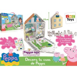  PEPPA PIG CASA - HOUSE - Casa Da Costruire e Colorare Di Peppa Pig 360129 