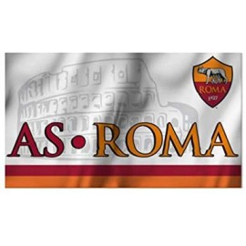 Bandiera AS Roma Ufficiale Magica Grande cm.90x140 cm circa con asola porta asta