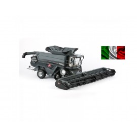 Ros trebbia Massey Ferguson Ideal T9 Agco con cingoli black edition 2 barre incluse trebbia scala 1/32 - 1-32 