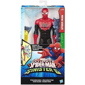 Spiderman Sinister 6, Titan Hero personaggio Deluxe Spider-man 30 cm, Hasbro B5756-B6390