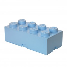 Lego  Contenitore 8 Brick, Plastica, Azzurro 