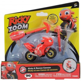 Nuovo Ricky Zoom - Richy  personaggio giocattolo conm accessorio moto circa 10 cm