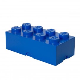 Lego Storage - Contenitore a cubo Lego 8, colore: Blu