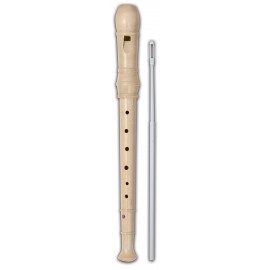 Flauto dolce in legno (german) Bontempi 31 3320 Flauto Soprano con Diteggiatura Tedesca 