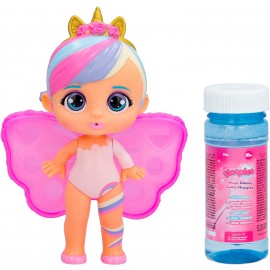 BLOOPIES Magic Bubbles Cristine, Bambola fatina che spruzza acqua e fa bolle magiche con le sue ali, IMC Toys 87835