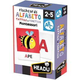 Headu- Flashcards Alfabeto Tattile e Fonetico, IT23752 