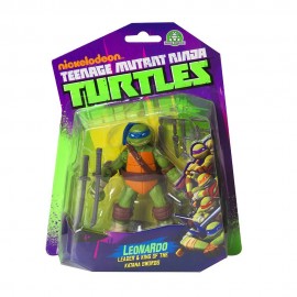 Turtles Personaggio Base Leonardo, 10 cm teenage mutant ninja