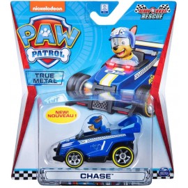  Spin Master Paw Patrol Chase Ready Race Die Cast in Metallo 