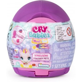Cry Babies Magic Tears serie Fantasy PETS , modello assortito capsula color viola IMC Toys 93331