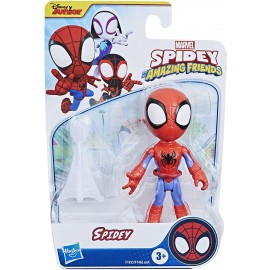 Spiderman- Spidey action figure giocattolo da 10 cm, con 1 accessorio F1935-F1462 Hasbro 