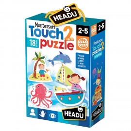 Montessori Touch 2 pieces Puzzle The Sea Headu IT21925 