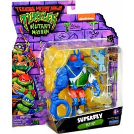 Turtles Movie -Turtles Mutant Mayhem - SuperFly personaggio base 12 cm, Giochi Preziosi TU805000