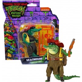 Turtles Movie -Turtles Mutant Mayhem - Leatherhead personaggio base 12 cm, Giochi Preziosi TU805000
