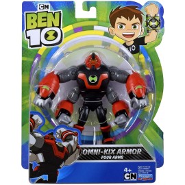 Ben 10 Action Figures  Omni-Kix Armor Four Arms, Giochi Preziosi BEN70800