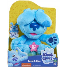 Blue's Clues & You - Peluche Blue Gioco del Cucù, con suoni, premigli il pancino e solleverà le orecchie, Giochi Preziosi BLU02100 