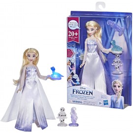 Disney Frozen - Elsa Momenti di Magia (bambola con suoni e frasi), Hasbro F2230