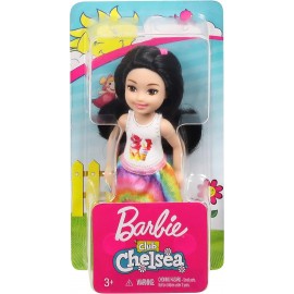 Barbie Club Chelsea Bambola con Top con Stampa di Gattino, Mattel FXG77-DWJ33