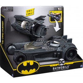 BATMAN, Batmobile e Bat-barca veicolo trasformabile 2 in 1 per personaggi da 10 cm, Spin Master  6055952