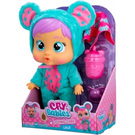 Cry Babies Loving Care Fantasy Lala, Bambola interattiva 26 cm, Piange Lacrime Vere, IMC Toys 907331