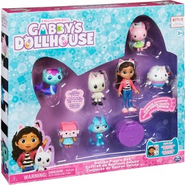 Gabby's Dollhouse, Confezione deluxe con Gabby 8,5 cm e gattini, 6060440 Spin Master
