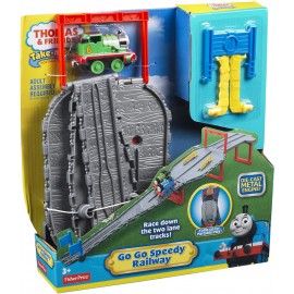 Trenino Thomas Go Go Speedy Switch Track + Percy,  Mattel Y2891-Y2890