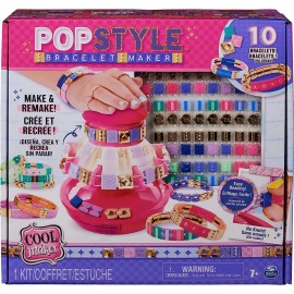 Cool Maker Pop Style Bracelet Maker - Macchina Crea Braccialetti con 170 Perline e 20 Elastici, Spin Master 6067289