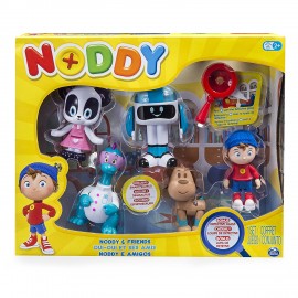 Noddy e amici DreamWorks confezione con 5 personaggi 9 cm circa