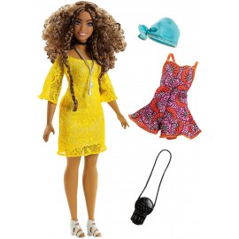 Barbie Fashionistas Boho Glam - con Un Secondo Look Incluso, FJF70 di Mattel