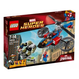 LEGO 76016 - Super Heroes Spiderman con elicottero di salvataggio 