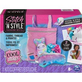 Cool Maker Stitch'N Style Fashion Refill,Kit di ricarica per Macchina da Cucire, tessuto e stampe ad acqua,  6064817