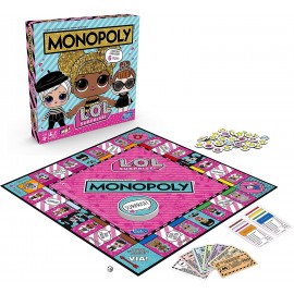 Monopoly L.O.L. Surprise, Gioco in Scatola in italiano di Hasbro E7572