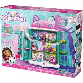 Gabby's Dollhouse, Playset casa delle bambole di Gabby, set con luci e suoni, Spin Master 6060414