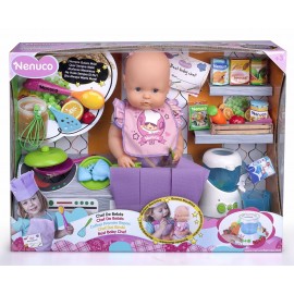 Bambola Nenuco Baby Chef con accessori di Famosa 700012386