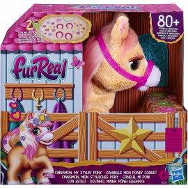 FurReal Cinnamon, Il Mio Pony Stiloso Peluche interattivo, Hasbro F4395