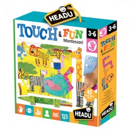  Headu Montessori Touch & Fun - sagome tattili e modulari