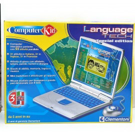 Clementoni 95138 COMPUTER KID PARLANTE CON 95 ATTIVITA' PARALLELE - LANGUAGE TECH 