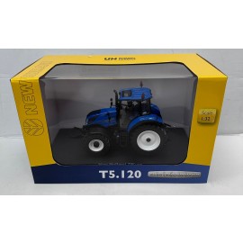 UNIVERSAL HOBBIES COLLECTION NEW HOLLAND T5.120 ELECTROCOMMAND SCALA 1:32 UH 6360