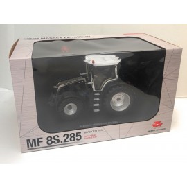 UNIVERSAL HOBBIES Collection TRATTORE MASSEY FERGUSON 8S.285 BLACK EDITION LIMITED uh 6341 scala 1:32