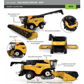 UNIVERSAL HOBBIES COLLECTION TREBBIA NEW HOLLAND CR10.90 - Edition Limitée  SCALA 1/32 UH 6349