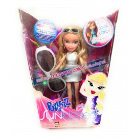 Bratz Sunkissed Cloe doll 25 cm nuova, abito e accessori cambiano colore, Giochi Preziosi NCR368380