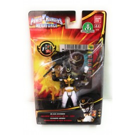 Power Rangers Megaforce, Figura articolata 10 cm Black Ranger, NCR35100 Giochi Preziosi